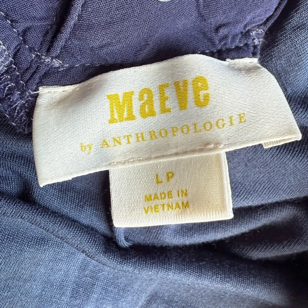 Anthropology Brand Maeve Blue Sleeveless Dress‎